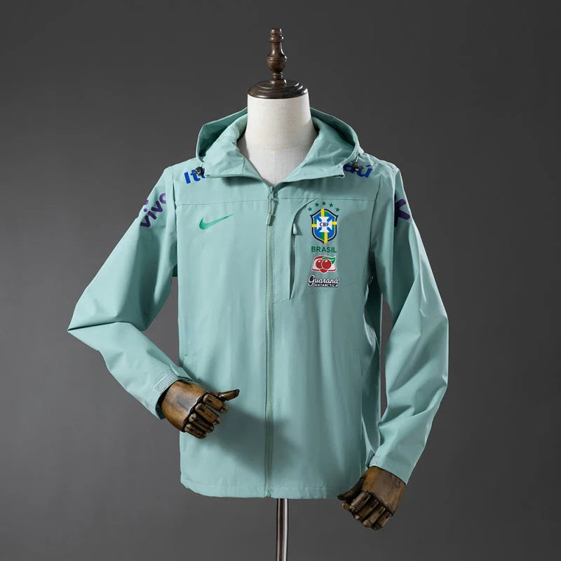 Veste Imperméable du Brésil - Turquoise