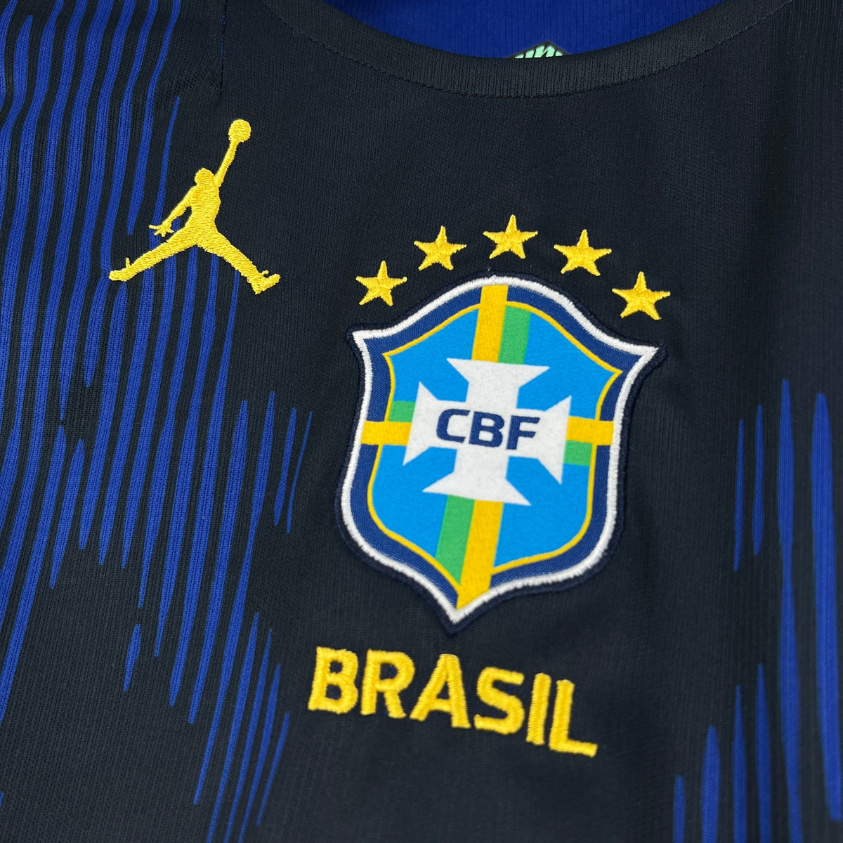 Maillot Brésil Extérieur Jordan Coupe du Monde 2026 - Noir et Bleu
